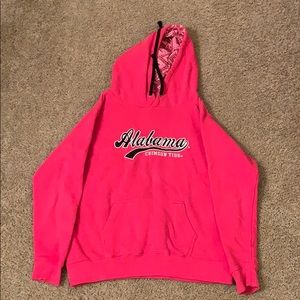 Alabama State Crimson Tide Hot Pink Hoodie Size L
